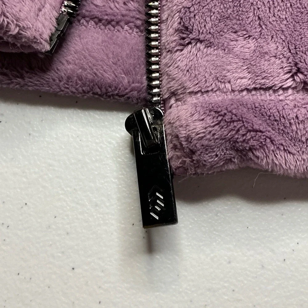 Free Country Plush Fleece Jacket Full Zip Soft‎ Lavender Purple L - Picture 3 of 4